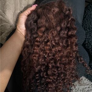 Human hair ponytail color dye by me but never been used.